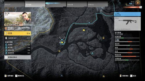 《荒野幽灵：独家揭秘！全武器配件分布地图大揭秘》