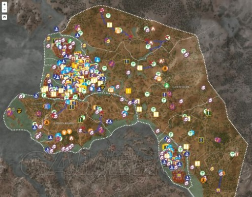 《巫师3》宝箱钥匙全揭秘！地图攻略一览，隐藏宝藏等你寻！