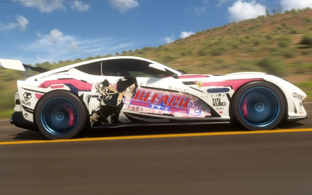 《地平线5》原神久岐忍痛车揭秘:速度与美学的极致碰撞 《地平线5》原神久岐忍痛车揭秘:速度与美学的极致碰撞