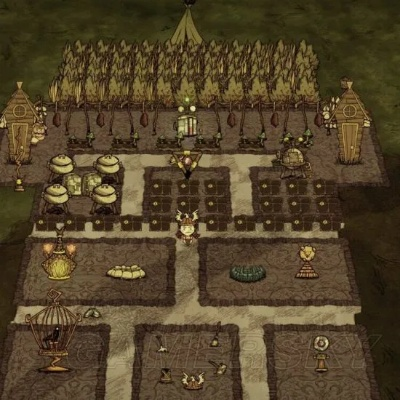 《饥荒》基地攻略：揭秘爱心花园型基地，布局美学大揭秘！