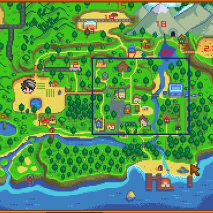 《星露谷物语》1.11版地图全揭秘：隐藏宝藏等你寻！
