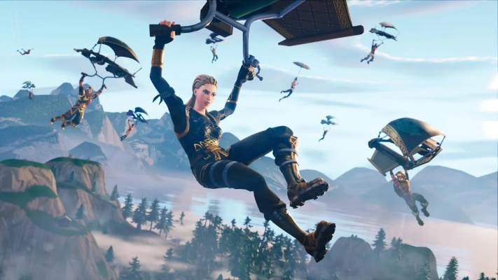 《堡垒之夜》巅峰对决:大佬空中激战,揭秘神秘战术! 《堡垒之夜》巅峰对决:大佬空中激战,揭秘神秘战术!