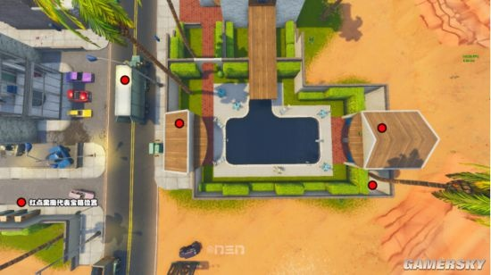 《盐泉房屋宝箱位置揭秘！堡垒之夜宝藏指南》