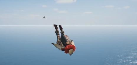 《绝地求生》新手必看！跳伞技巧，快速落地不求人