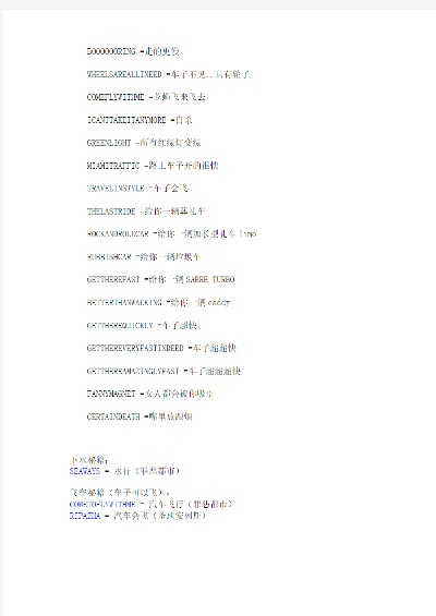 《罪恶都市秘籍大揭秘：侠盗飞车作弊代码全收录》