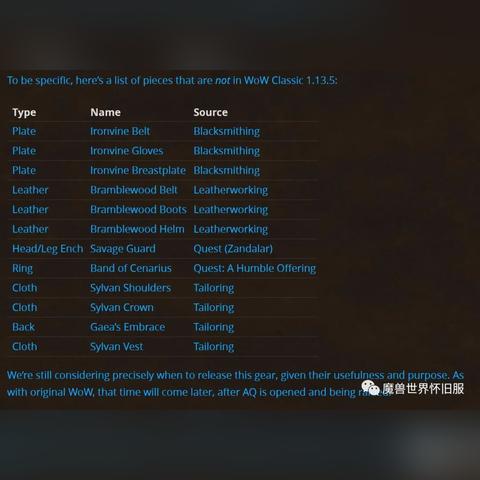 《魔兽世界》60级周年服P5神级图纸，5年前12万G，现仅需888G！