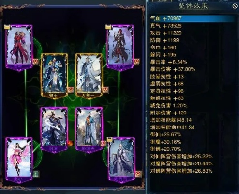 诛仙2阵灵搭配攻略：高效阵容组合曝光