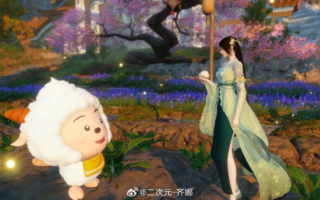 逆水寒手游懒羊羊时装糖云蜜杏限时上架！躺赢新配饰称号，趣味技能解锁！