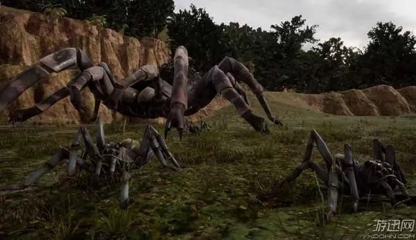 《地球防卫军4.1》惊现巨型蜘蛛：挑战卡车级怪兽！