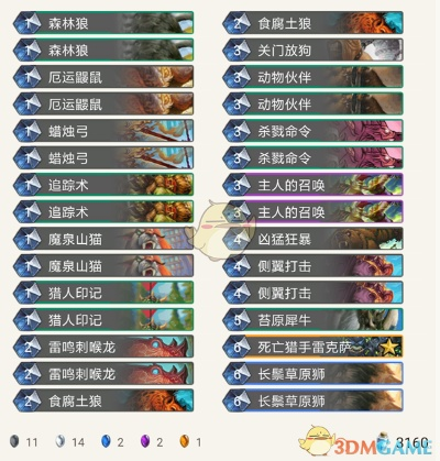 炉石传说世界之树首日猎卡组TOP5攻略，深度解析新卡组优势