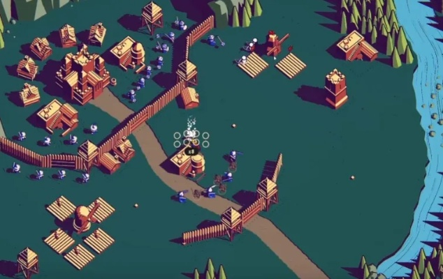 极简塔防新体验，《Thronefall》简化即时战略艺术