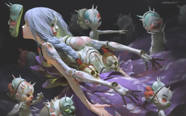 Zeen Chin风格怎么画？深度解析鬼才画师的暗黑奇幻技法