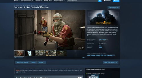 CS:GO重回Steam商店！能与CS2并行独立运行
