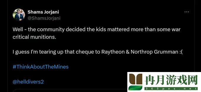 官方回应绝地潜兵2慈善死亡威胁，绝不纵容！