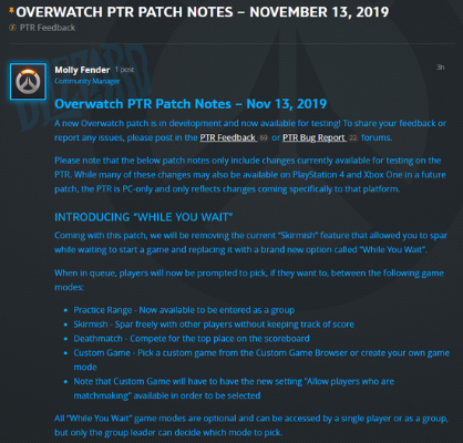 守望先锋PTR怎么进？揭秘测试服版本更新与实战技巧