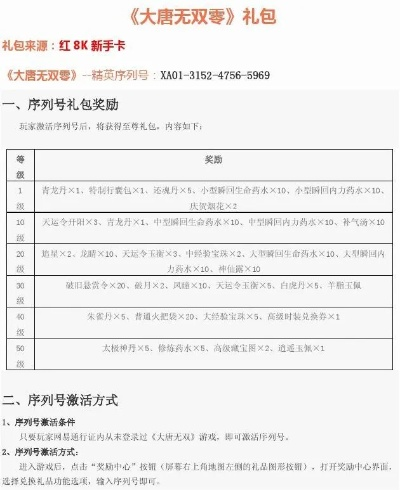 大唐无双2礼包怎么领最强?深度解析兑换码与隐藏福利 大唐无双2礼包怎么领最强?深度解析兑换码与隐藏福利