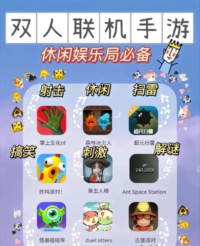 告别无聊！盘点当下最火爆的双人联机小游戏类型