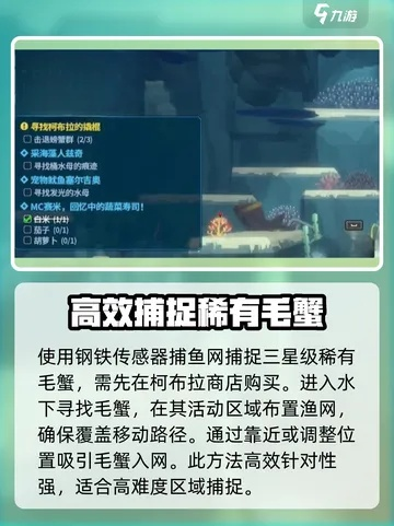 潜水员戴夫鬼蟹全解析,类型差异与高效捕捉攻略 潜水员戴夫鬼蟹全解析,类型差异与高效捕捉攻略