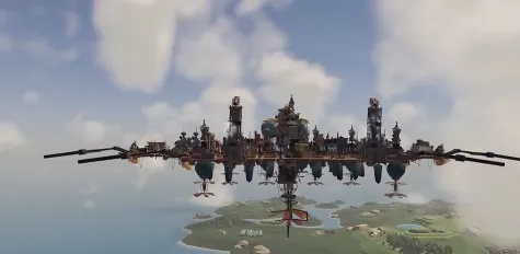 空中帝国4月17日上线，开放世界城市自由建造