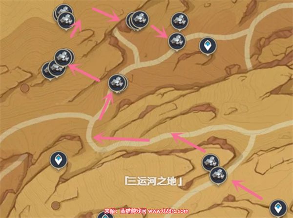 原神白铁块哪里多？2026全图最高效采集路线与合成黑科技